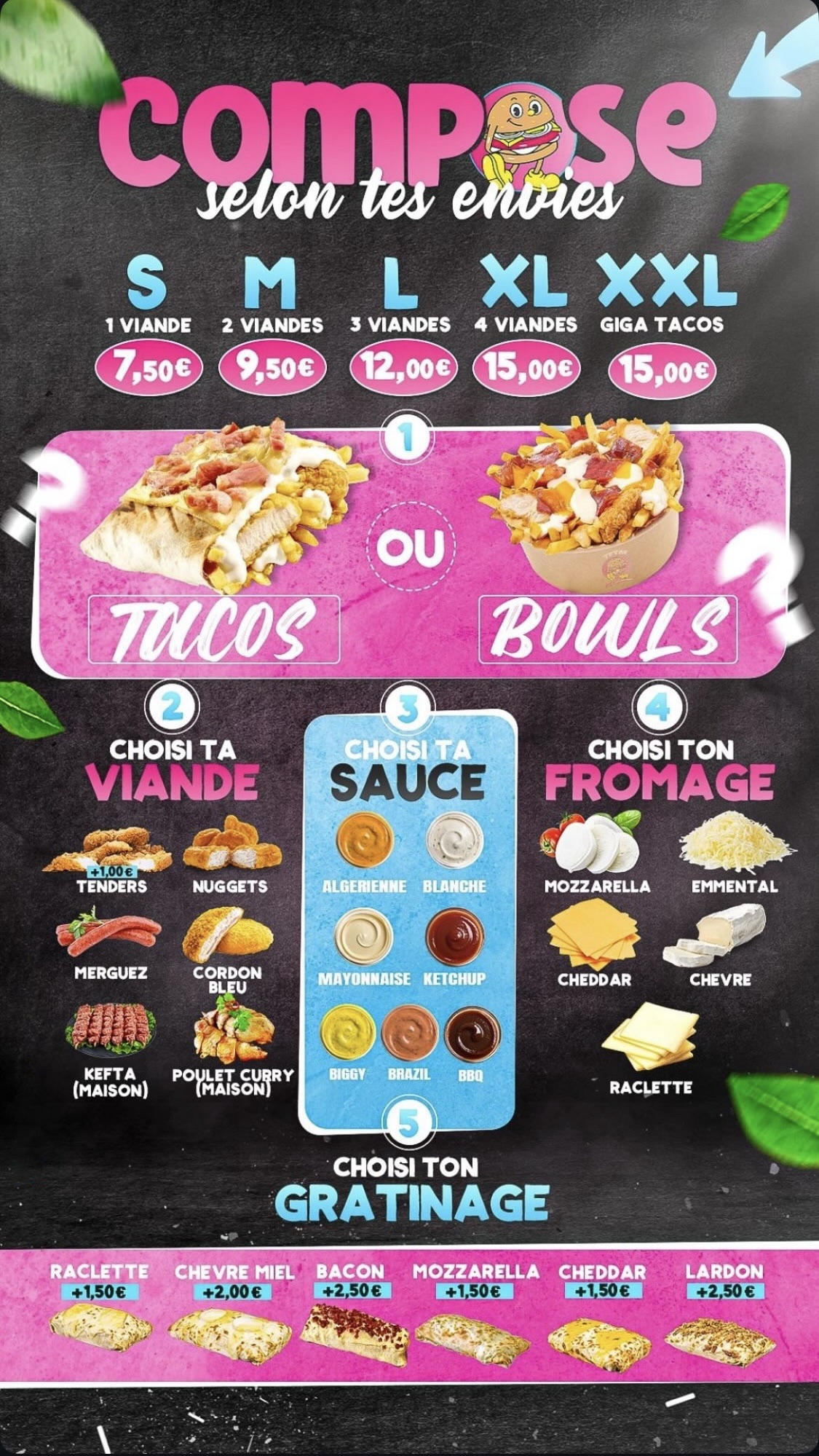 Compose Tacos & Bowls