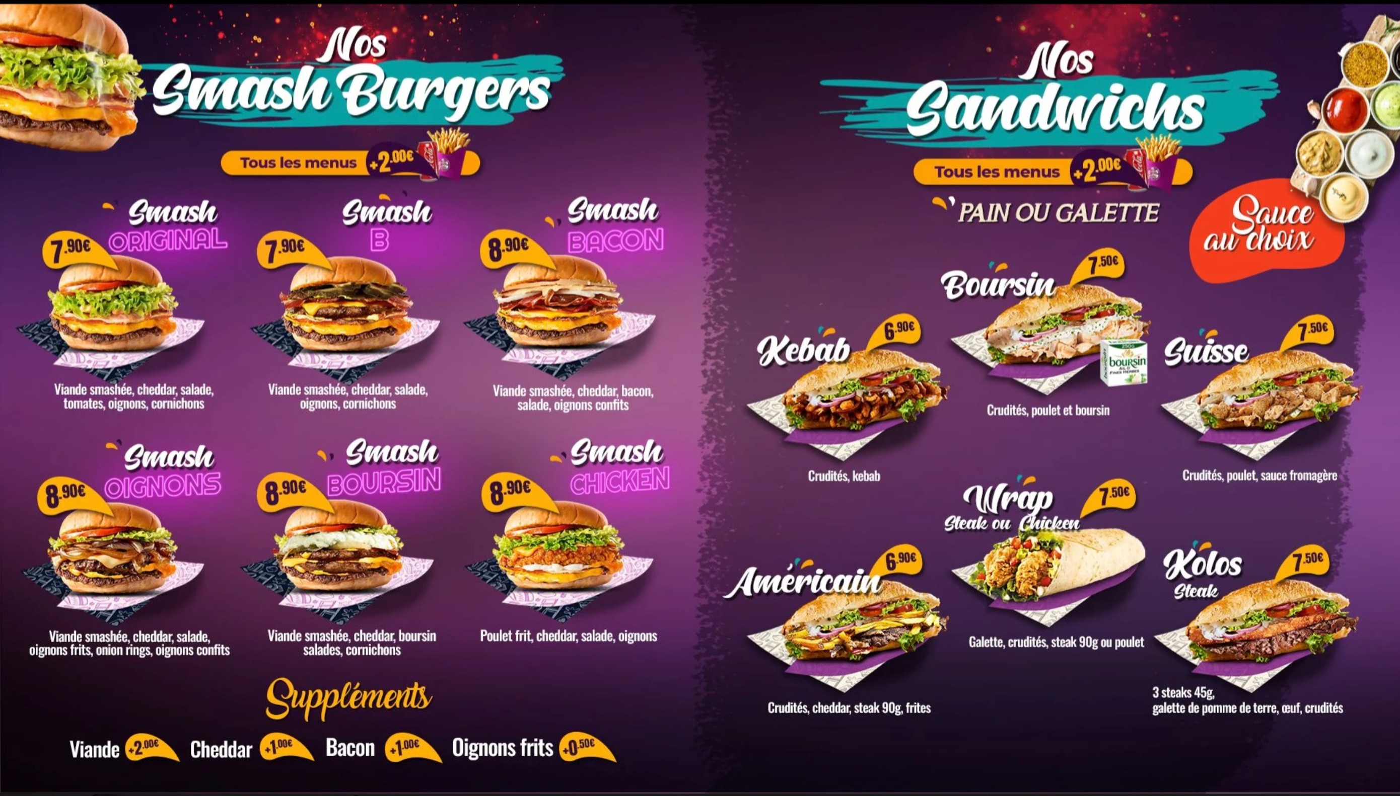 Smash Burgers & Sandwichs